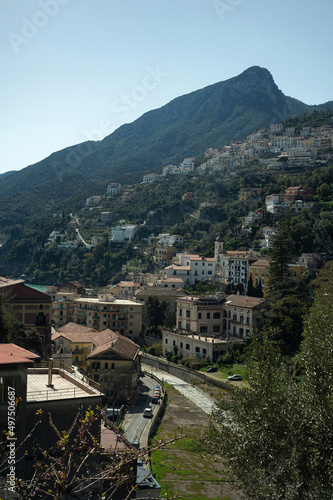 Сozy ancient mountain town in southern Italy.
