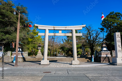 静岡県三島市 三嶋大社 大鳥居