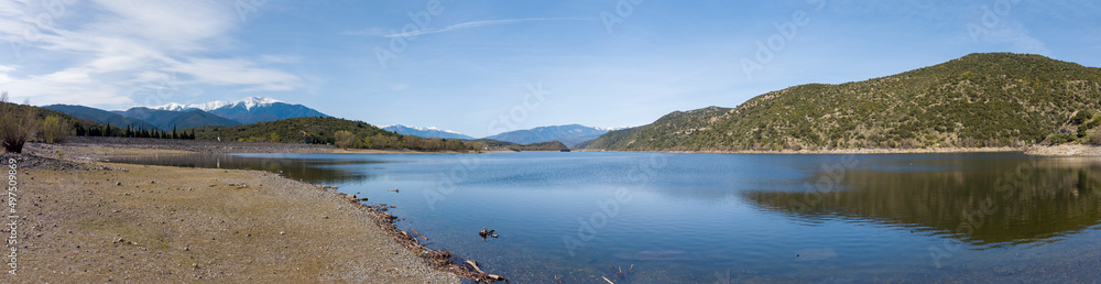 panorama of the lake, Lac de Vinça
