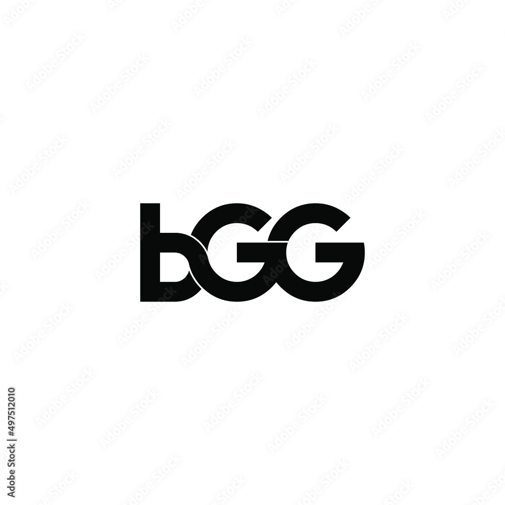 bgg letter original monogram logo design bgg letter original monogram logo design