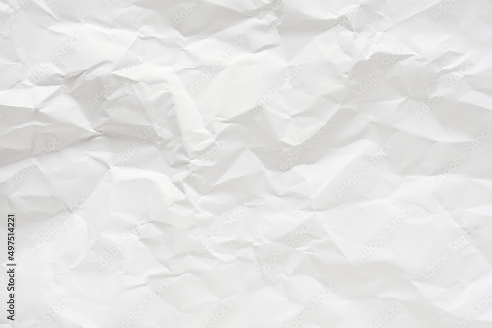 White crumpled paper texture background. White crumpled paper texture background.