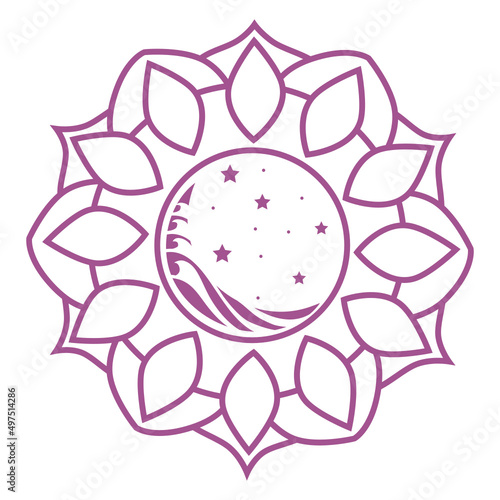 mandala moon