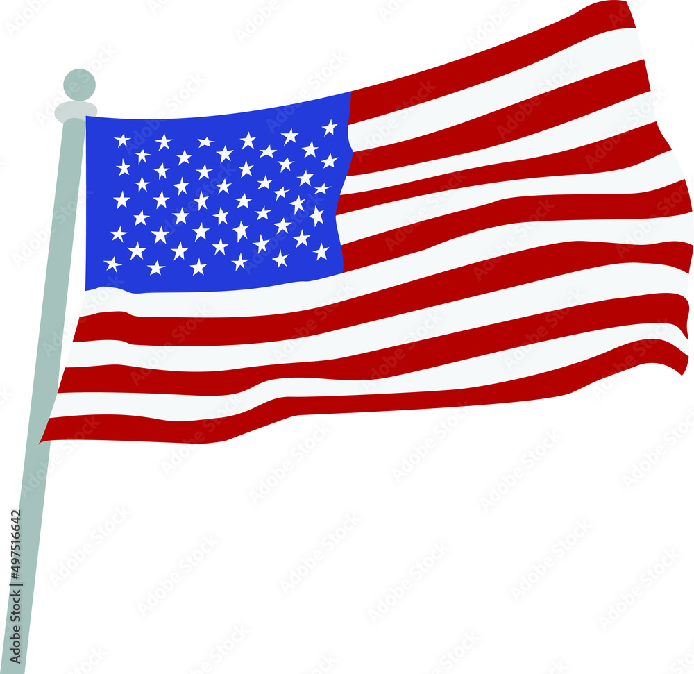 American Flag Flying in the Wind American Flag Flying in the Wind