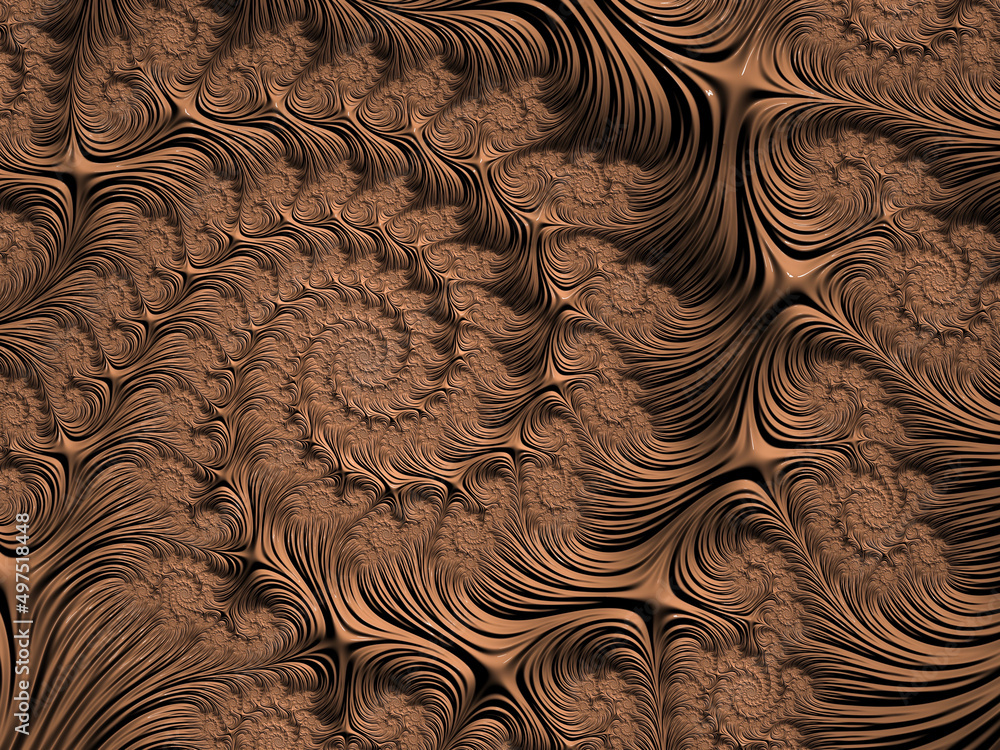Computer generated abstract  fractal artwork for creative design