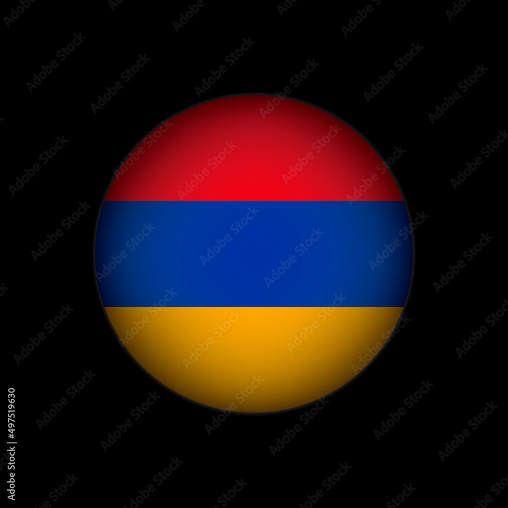 Country Armenia. Armenia flag. Vector illustration. Country Armenia. Armenia flag. Vector illustration.
