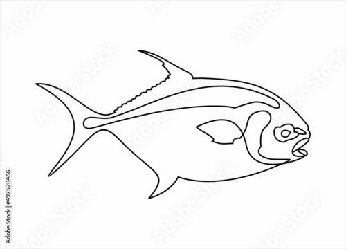 fish logo design vector background