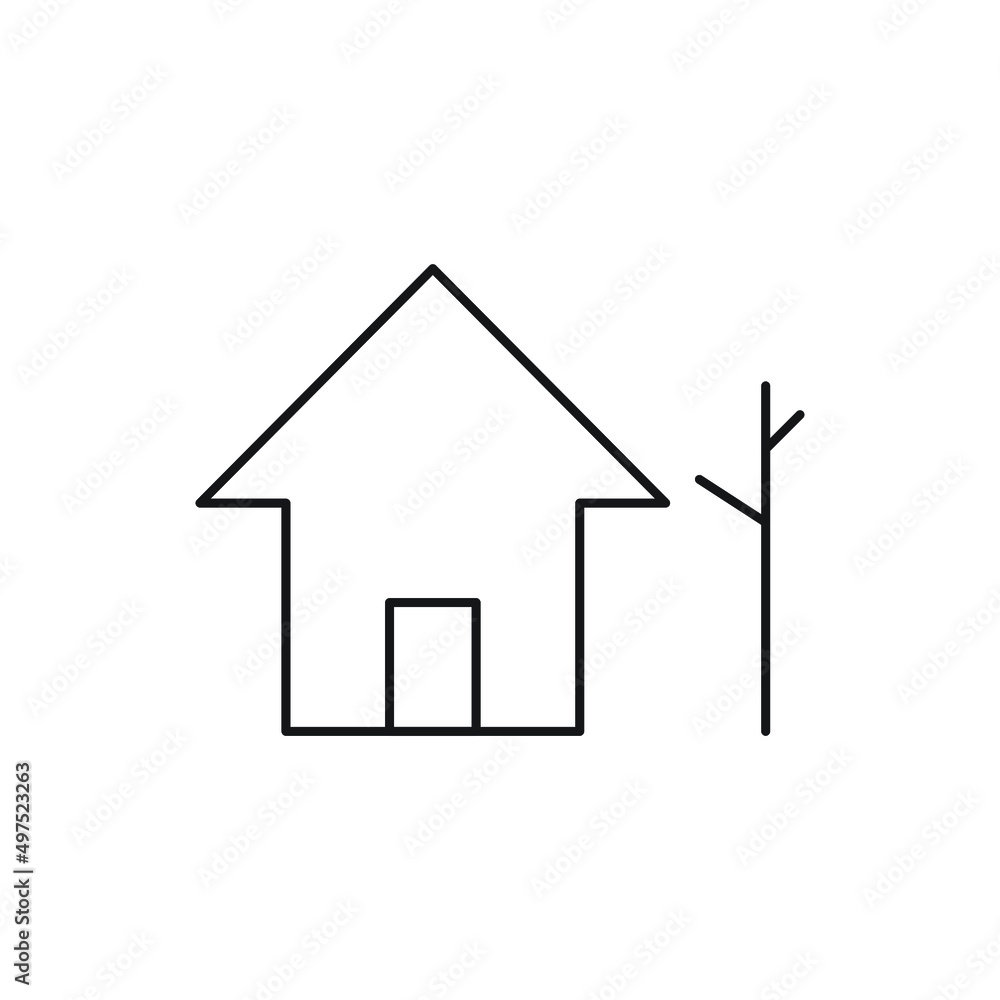 home icon for website, presentation symbol home icon for website, presentation symbol