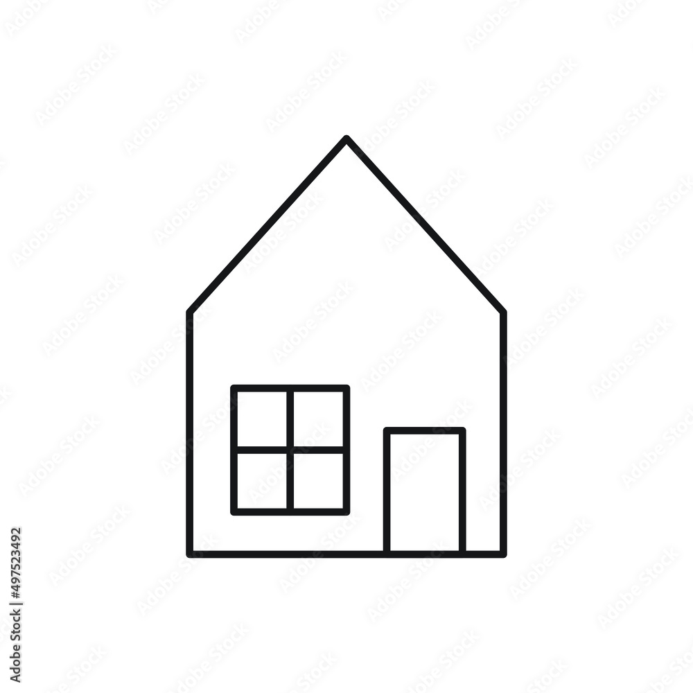 home icon for website, presentation symbol home icon for website, presentation symbol