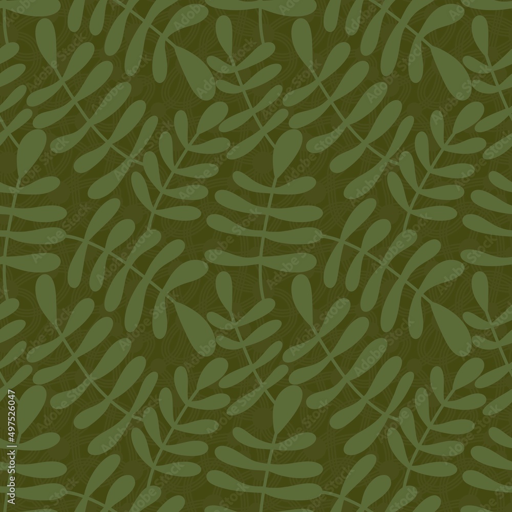 Floral seamless leaves branches pattern for fabrics and packaging and gifts and linens and kids and wrapping paper Floral seamless leaves branches pattern for fabrics and packaging and gifts and linens and kids and wrapping paper