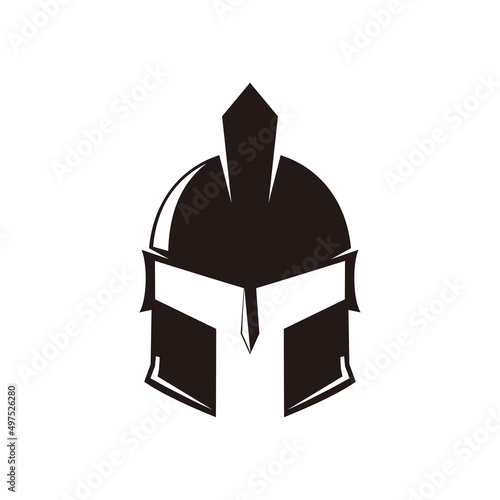 helmet of the Spartan warrior symbol	
