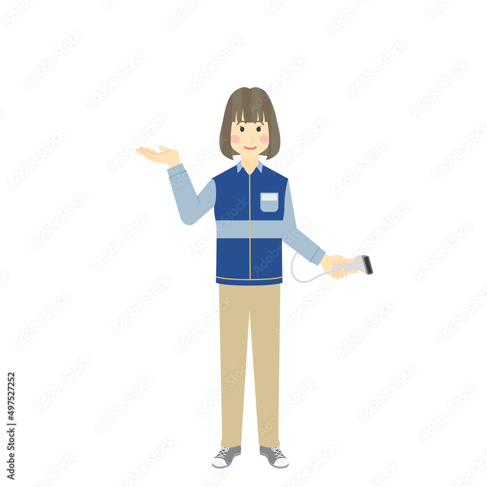 職業[コンビニ店員の女性]