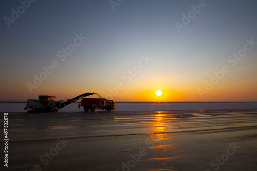 Salt Lake (Turkish: Tuz Golu ) is the second largest lake in Turkey. photo