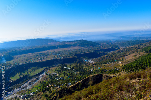 view from the top of the mountain