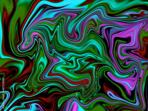 Liquid background illustration. Artistic cover design. Creative fluid color background