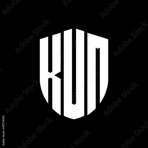 KVM letter logo design. KVM modern letter logo with black background. KVM creative  letter logo. simple and modern letter logo. vector logo modern alphabet font overlap style. Initial letters KVM  photo