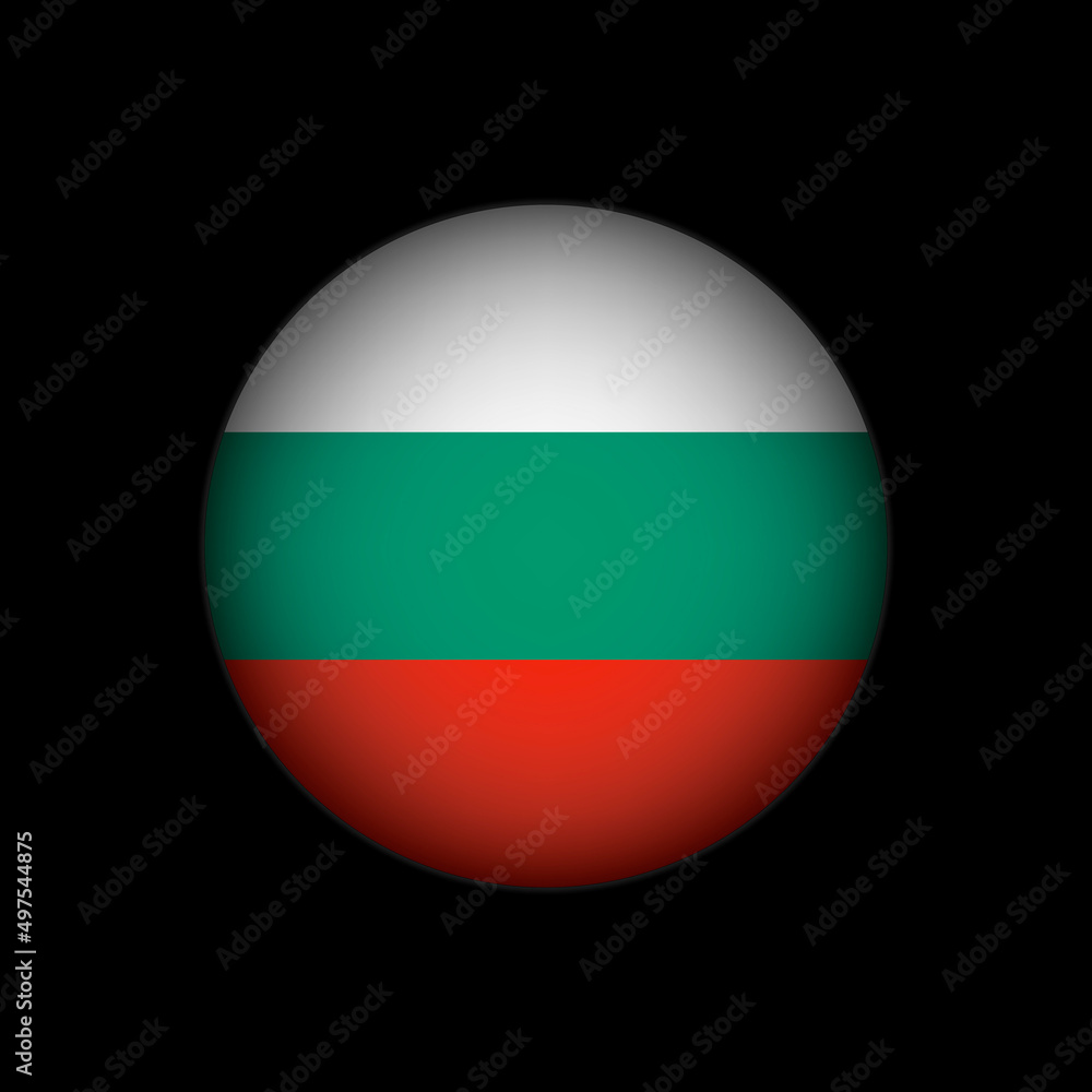 Country Bulgaria. Bulgaria flag. Vector illustration. Country Bulgaria. Bulgaria flag. Vector illustration.