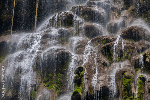 Tolantongo Grutas Waterfall in Mexico photo