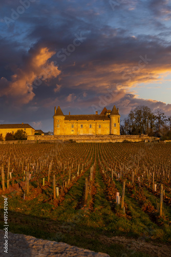 Chateau de Rully castle, Saone-et-Loire departement, Burgundy, France photo