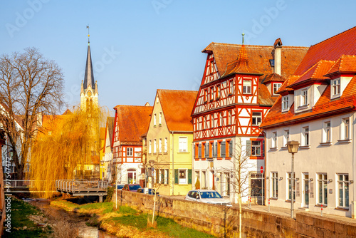 Altstadt in Schwabach, Deutschland 