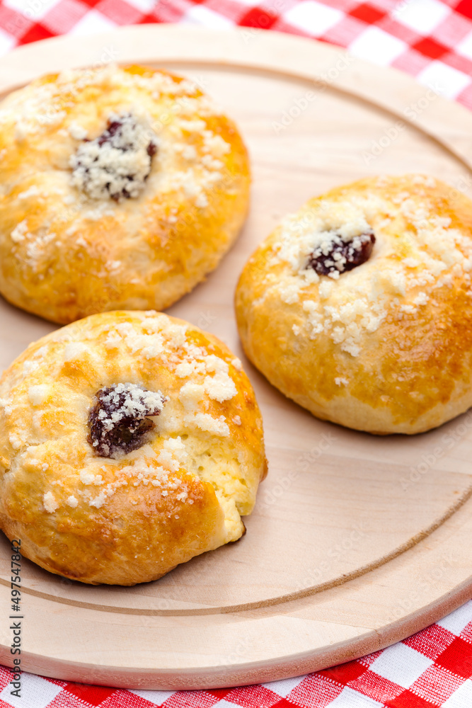 Czech wedding pies filled with plum jam Czech wedding pies filled with plum jam