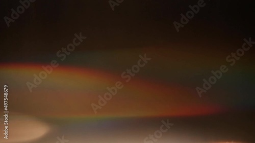 Bokeh flares moving 4k footage