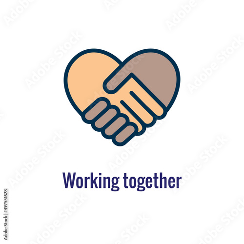 Social or Society  Icon showing image for social change and investment, ESG
