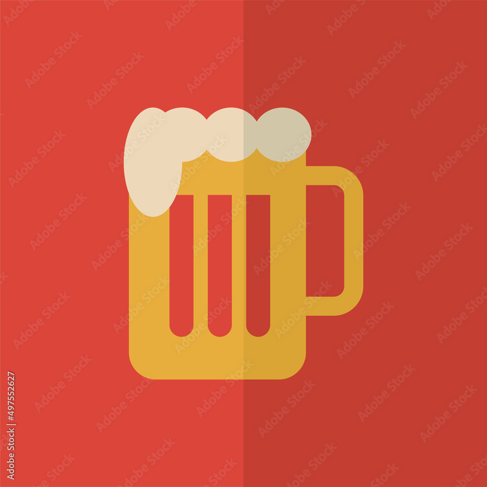 flat icon. dining area icon. dining area sign. restaurant sign. drink sign. one glass of alcoholic drink