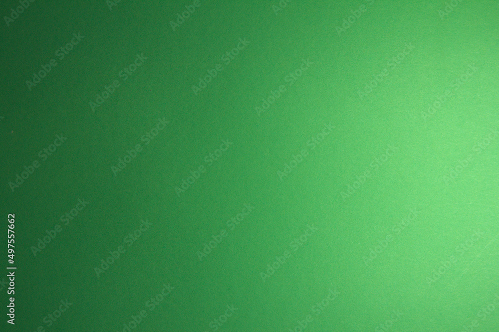 Green background. Light gradient. Texture on the background.
