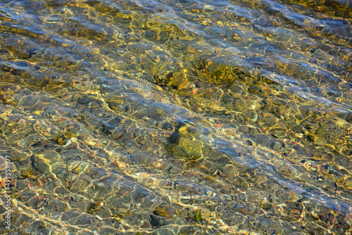 Crystal clear water as a background © kalichka