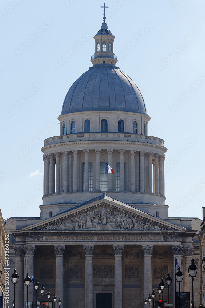 Obraz premium The Pantheon is a secular mausoleum , Paris, France.