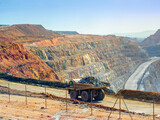 Extracción de minerales en la mina de Riotinto, Huelva