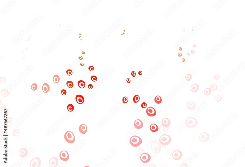 Light Green, Red vector cover with spots. Light Green, Red vector cover with spots.