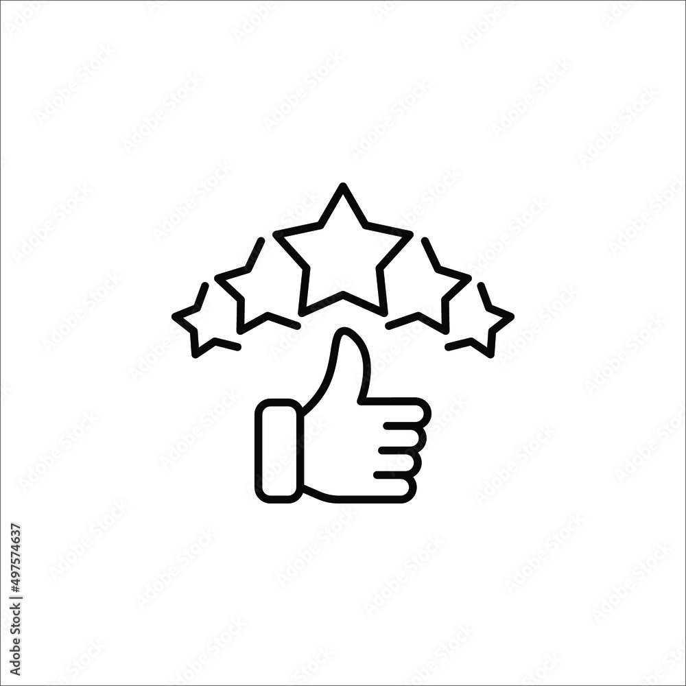 best grade, rating - minimal line web icon. concept for infographic, website or app. simple vector illustration on white background best grade, rating - minimal line web icon. concept for infographic, website or app. simple vector illustration on white background
