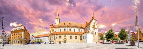 Marktplatz, Ellwangen, Deut...