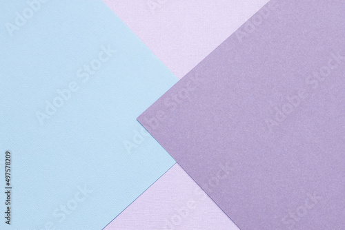 Multilayered paperboard background geometric concept top view.