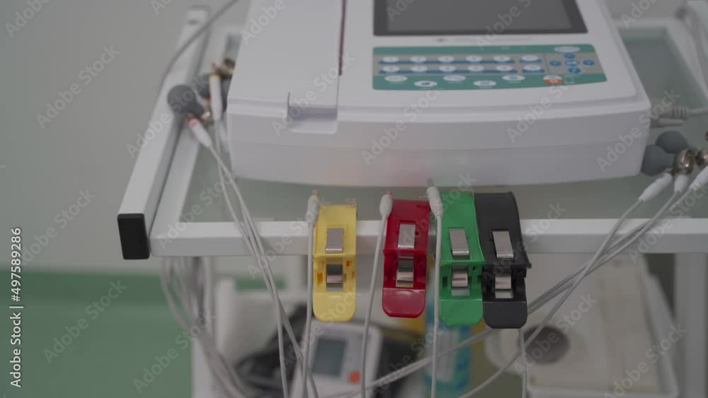 Diagnostic, healthcare, medical service. Electrodes for