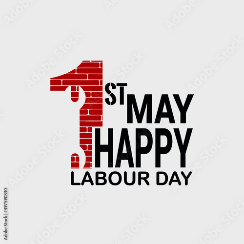 1st may labour day vector illustration