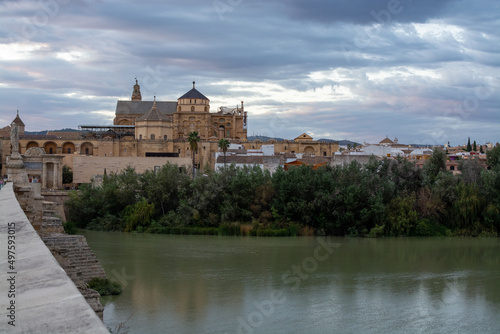 Walking in old part of Cordoba  Andalusia  Spain