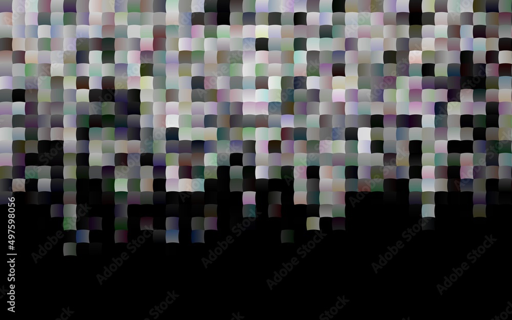 Dark Silver, Gray vector pattern in square style. Dark Silver, Gray vector pattern in square style.