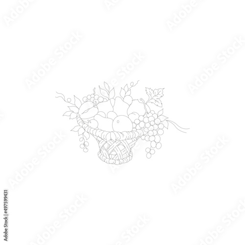 French-style fruit basket