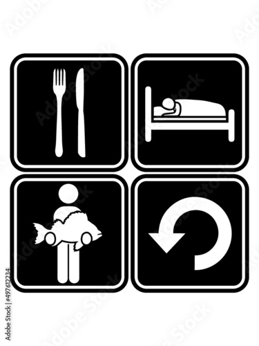 Eat sleep Angeln 