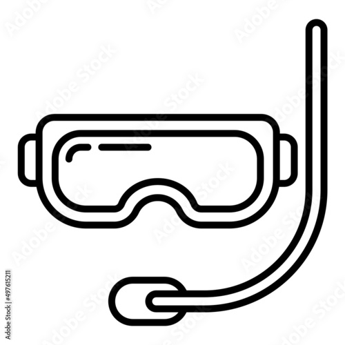 snorkeling glass