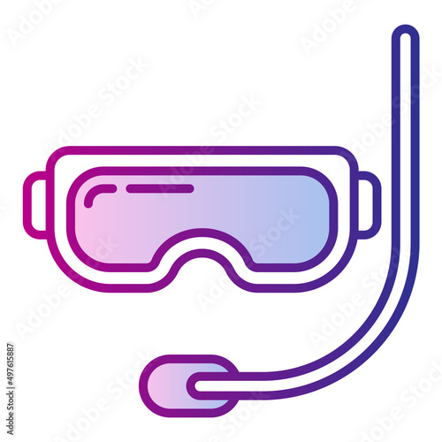 snorkeling glass