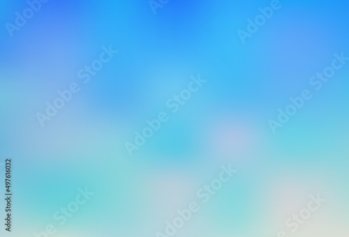 Light Blue, Green vector blurred and colored template.