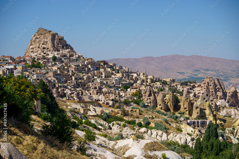 Landscapes of the Valley of Pigeons in Cappadocia, Turkey