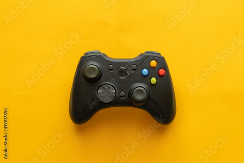 game joystick gamepad for playing games, entertainment controller photo