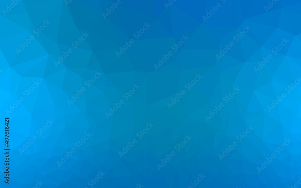 Light BLUE vector abstract polygonal cover. Light BLUE vector abstract polygonal cover.