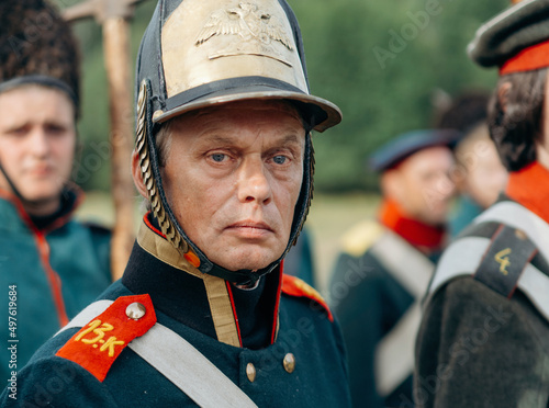Portrait of a soldier of the French Revolution