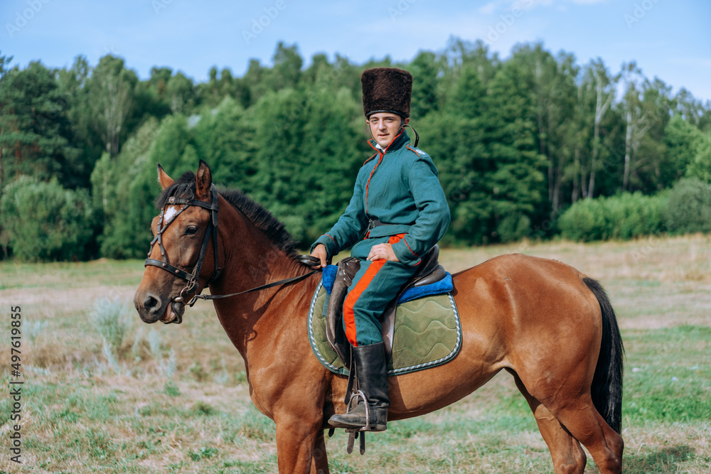 Rider on a horse Rider on a horse