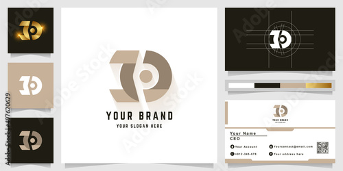 Letter JO or JD monogram logo